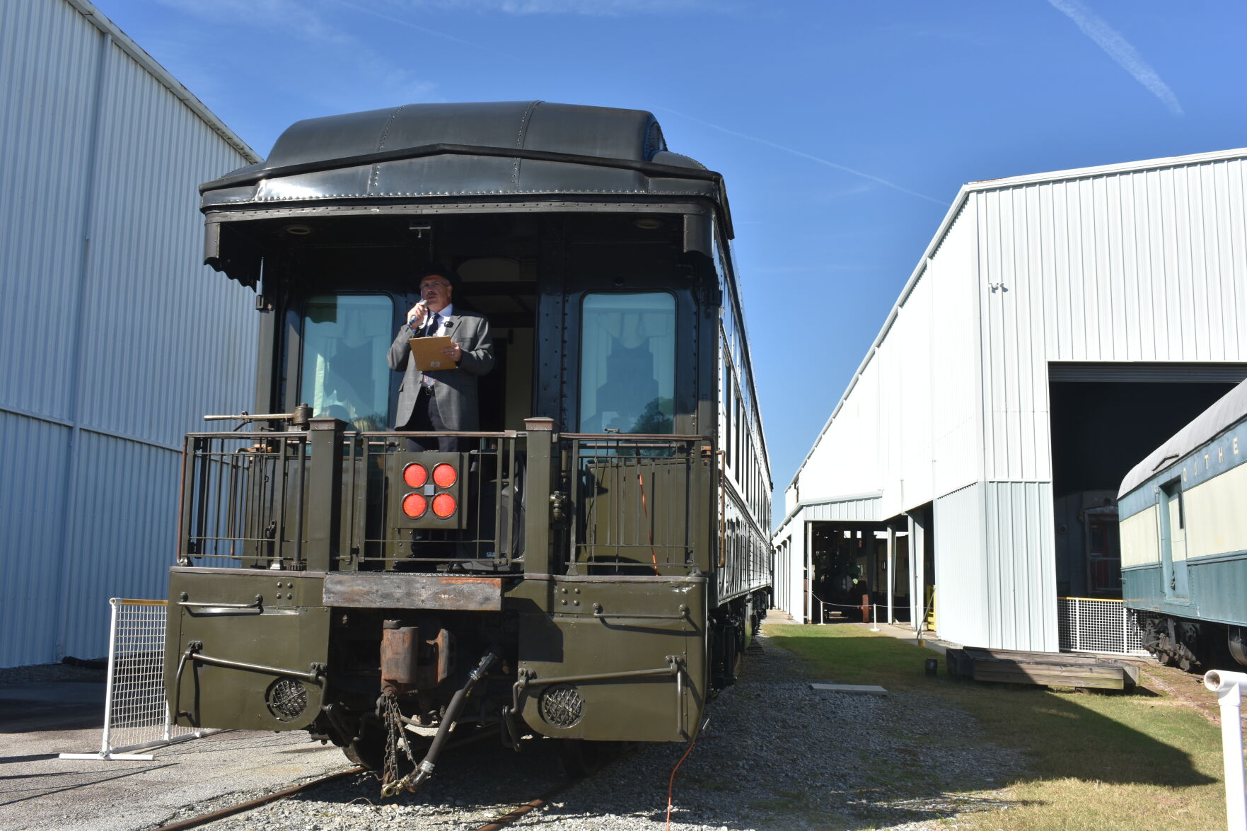 PHOTOS: Southeastern Railway Museum accepts former presidential train car